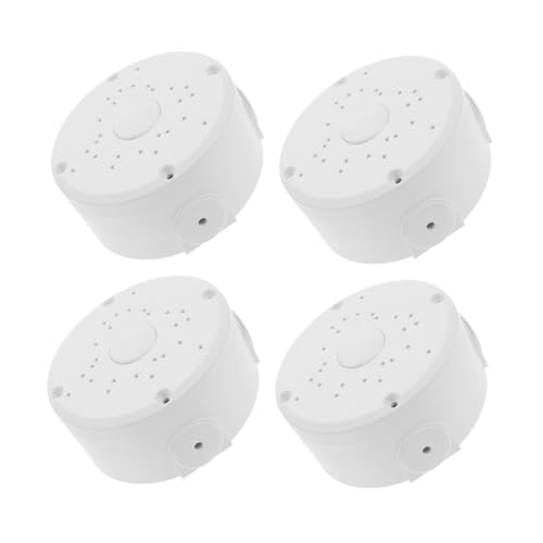 UTHCLO 4 Stück Wasserdichte Kunststoff Kabelbox Outdoor Kamera Anschlusskasten mit Kabelversteck Halbkugelform Großer Stauraum Mehrlochbelüftung für Innen und Außen UTHCLO 4 Stück Wasserdichte Kunststoff Kabelbox Outdoor Kamera Anschlusskasten mit Kabelversteck Halbkugelform Großer Stauraum Mehrlochbelüftung für Innen und Außen von UTHCLO