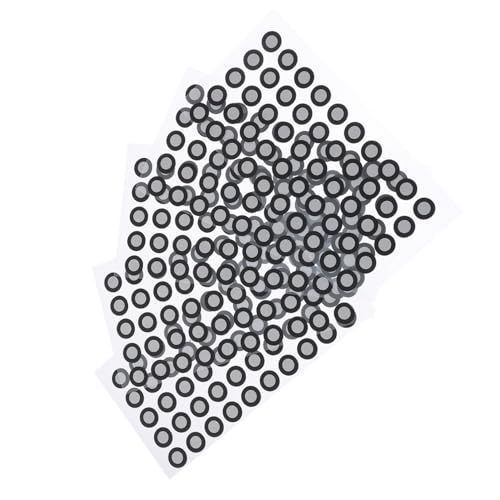 UTHCLO 5 Blätter Scanner Markierungspunkte Reflektierende Referenzmarker für Präzises Scanning Langlebige Markierungspunkte aus Robustem Material Einfache Anwendung für Genaue von UTHCLO