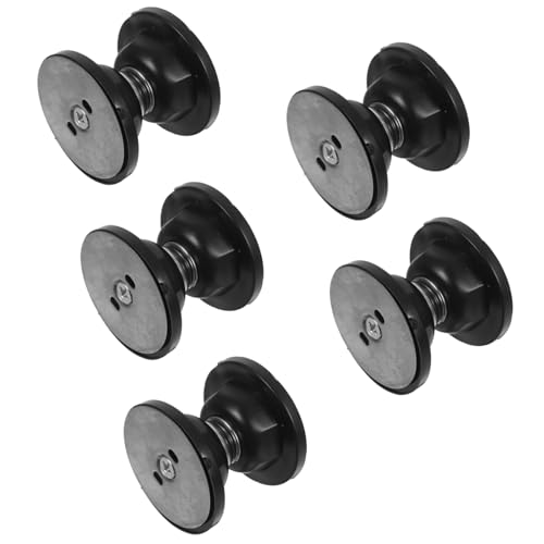 UTHCLO 5 Sätze Türstopper Antikollisions Türpuffer Selbstklebender Türhalter Antikollisions Türschnäpper Soft Catch Türstopper Türhalter Türstopperhalter Schwarzer Magnet von UTHCLO