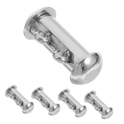 UTHCLO 5 Stück Teiliges Doppelreihiger Edelstahl Verschlüsse für Halsketten und Armbänder Sichere Verbindung Langlebiger Schmuck-connector für Mehrlagige Ketten für DIY Schmuck und Alltag UTHCLO 5 Stück Teiliges Doppelreihiger Edelstahl Verschlüsse für Halsketten und Armbänder Sichere Verbindung Langlebiger Schmuck-connector für Mehrlagige Ketten für DIY Schmuck und Alltag von UTHCLO