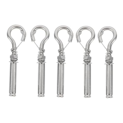 UTHCLO 5 Stück Teiliges Edelstahl Expansionsschrauben mit Federring Schraubbare Manhole Cover Net Haken Rostfrei Hohe Tragfähigkeit Sicherer Schutz für Schachtabdeckungen Einfache UTHCLO 5 Stück Teiliges Edelstahl Expansionsschrauben mit Federring Schraubbare Manhole Cover Net Haken Rostfrei Hohe Tragfähigkeit Sicherer Schutz für Schachtabdeckungen Einfache von UTHCLO