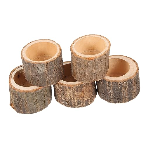 UTHCLO 5 Stück Teiliges Holz Kerzenhalter Votivkerzenständer Natürlicher Teelichthalter für Zuhause Hochzeiten Weihnachten Valentinstag Party Dekoration UTHCLO 5 Stück Teiliges Holz Kerzenhalter Votivkerzenständer Natürlicher Teelichthalter für Zuhause Hochzeiten Weihnachten Valentinstag Party Dekoration von UTHCLO