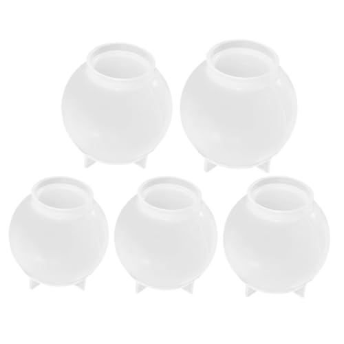 UTHCLO 5 Stück Teiliges Silikon Epoxidharz Kugel Gießform Langlebig Bruchsicher DIY Dekorative Handwerksform für Kristallkugel Schmuck und Wohnaccessoires UTHCLO 5 Stück Teiliges Silikon Epoxidharz Kugel Gießform Langlebig Bruchsicher DIY Dekorative Handwerksform für Kristallkugel Schmuck und Wohnaccessoires von UTHCLO