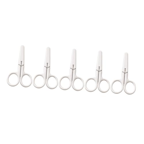 UTHCLO 5 Stück Teiliges Tragbare Sicherheits Scheren für DIY Handwerk Einfache Papierschneiden für Schule und Haushalt Robuste Edelstahlklingen Weiß UTHCLO 5 Stück Teiliges Tragbare Sicherheits Scheren für DIY Handwerk Einfache Papierschneiden für Schule und Haushalt Robuste Edelstahlklingen Weiß von UTHCLO