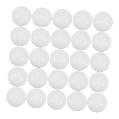UTHCLO 50 Stück Kunststoff Raffle Lose Kugeln mit Öffnung zum Befüllen Wiederverwendbare Bälle für Party Event Transparent Weiß für Große Veranstaltungen von UTHCLO