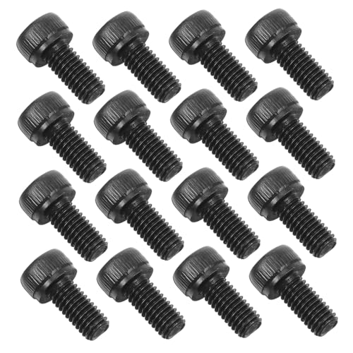 UTHCLO 50 Stück Teiliges Set Innensechskant Zylinderschrauben Vollgewinde Schwarz Stahl Schrauben für Maschinenbau und Montage mit Glatter Oberfläche und Sicherem Halt UTHCLO 50 Stück Teiliges Set Innensechskant Zylinderschrauben Vollgewinde Schwarz Stahl Schrauben für Maschinenbau und Montage mit Glatter Oberfläche und Sicherem Halt von UTHCLO