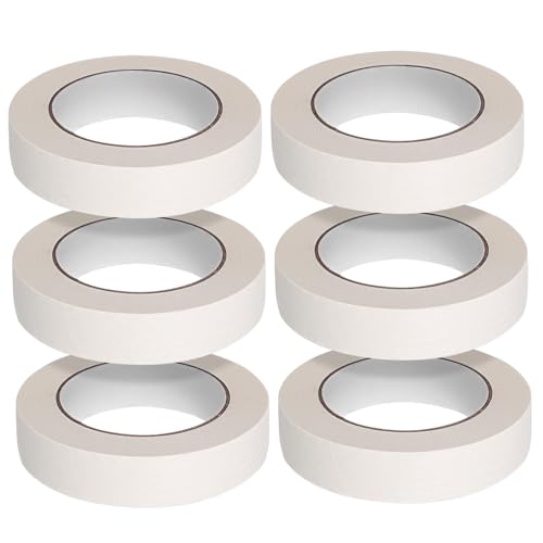 UTHCLO 6 Rollen Maler Kreppband Weiß Vielseitiges Abdeckband mit Starker Haftung für Malerarbeiten Basteln Dekoration Schule und Büro Rückstandslos Entfernbar Präzises Klebeband für UTHCLO 6 Rollen Maler Kreppband Weiß Vielseitiges Abdeckband mit Starker Haftung für Malerarbeiten Basteln Dekoration Schule und Büro Rückstandslos Entfernbar Präzises Klebeband für von UTHCLO