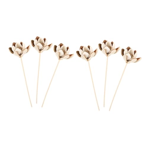 UTHCLO 6 Stück Aromatherapie Vase Flower Arrangement Accessoires Duft-diffusor-Stick Zubehör Für Duftdiffusoren Blumenduft-diffusorstab Raumparfüm-diffusor-Stick Hölzern Beige UTHCLO 6 Stück Aromatherapie Vase Flower Arrangement Accessoires Duft-diffusor-Stick Zubehör Für Duftdiffusoren Blumenduft-diffusorstab Raumparfüm-diffusor-Stick Hölzern Beige von UTHCLO