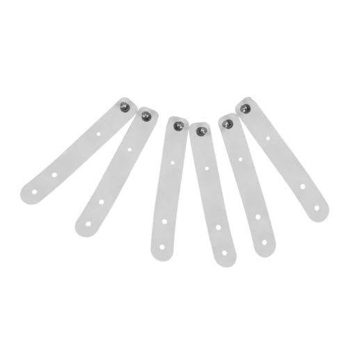 UTHCLO 6 Stück Leder Kabelbinder USB Cord Organizer Kabelmanagement Wiederverwendbar Klettband Alternative für Daten und Stromkabel Praktisch Robust von UTHCLO