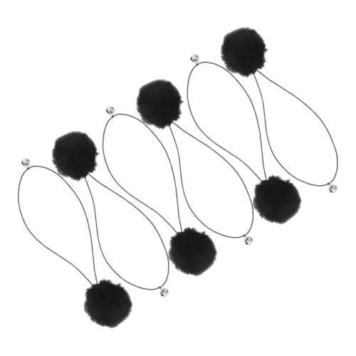 UTHCLO 6 Stück Teiliges Katzenspielzeug Ersatzbälle mit Glocken Langlebige Flauschige Hängebälle für Kratzbaum und Katzenbaum Interaktive Katzen spielbälle für Aktives und Beschäftigung von UTHCLO