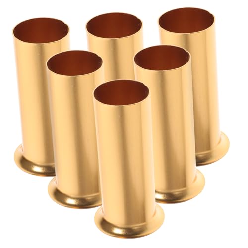 UTHCLO 6 Stück Teiliges Kerzenhülsen Kronleuchter aus Metall Langlebige Lampenfassung Abdeckungen Einfache Montage Retro Design für Pendelleuchten Vintage Stil Geeignet für Wohn und von UTHCLO