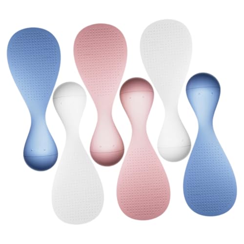 UTHCLO 6 Stück Teiliges Set Standfester Reislöffel aus Hitzebeständigem Kunststoff mit Antihaftbeschichtung Rutschfester Reisportionierer für Küche Multifunktionaler Reisspatel zum UTHCLO 6 Stück Teiliges Set Standfester Reislöffel aus Hitzebeständigem Kunststoff mit Antihaftbeschichtung Rutschfester Reisportionierer für Küche Multifunktionaler Reisspatel zum von UTHCLO
