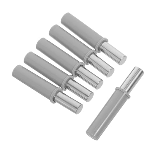 UTHCLO 6 Stück Teiliges Soft Close Dämpfer für Möbel Hydraulischer Geräuschloser Mechanismus Edelstahl Kunststoff Passend für Küchenschränke Mülltonnen Schubladen Sanfte Schließung von UTHCLO