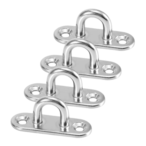 UTHCLO 6 Stück U Förmige Edelstahl Haken mit Schrauben Korrosionsbeständig Hohe Tragfähigkeit Glänzende Oberfläche Einfache Montage für Boote Taschen Deckenbefestigung und Wohnaccessoires UTHCLO 6 Stück U Förmige Edelstahl Haken mit Schrauben Korrosionsbeständig Hohe Tragfähigkeit Glänzende Oberfläche Einfache Montage für Boote Taschen Deckenbefestigung und Wohnaccessoires von UTHCLO