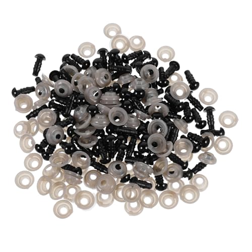 UTHCLO 600 Stück DIY Sicherheitsaugen Schwarz mit Unterlegscheiben für Kuscheltiere Bastelaugen aus Kunststoff Kawaii Craft Zubehör für Puppen und Häkeltiere UTHCLO 600 Stück DIY Sicherheitsaugen Schwarz mit Unterlegscheiben für Kuscheltiere Bastelaugen aus Kunststoff Kawaii Craft Zubehör für Puppen und Häkeltiere von UTHCLO
