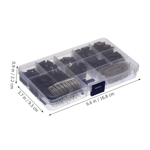 UTHCLO 610 Stück Teiliges Jumper Kabel Steckverbinder Pin Header mit Gehäuse und Drahtanschluss Kompatibel für Breadboard und DIY Elektronikprojekte Inklusive Praktischer von UTHCLO