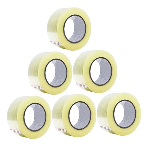 UTHCLO 6Rollen Transparentes Klebeband Starkes Dichtungsband für Verpackungen für und DIY Projekte Hohe Viskosität und Haltekraft UTHCLO 6Rollen Transparentes Klebeband Starkes Dichtungsband für Verpackungen für und DIY Projekte Hohe Viskosität und Haltekraft von UTHCLO