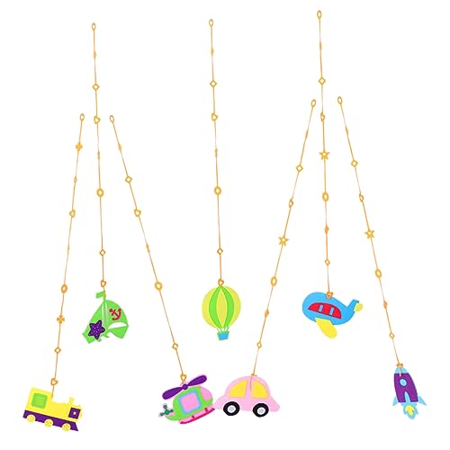 UTHCLO 7 Stück Teiliges Kindergarten Hängeset aus Filz Bunte Fahrzeug Motive Weiche Langlebige Decken Dekoration für Klassenzimmer Umweltfreundlich und Sicher für Kinderzimmer UTHCLO 7 Stück Teiliges Kindergarten Hängeset aus Filz Bunte Fahrzeug Motive Weiche Langlebige Decken Dekoration für Klassenzimmer Umweltfreundlich und Sicher für Kinderzimmer von UTHCLO
