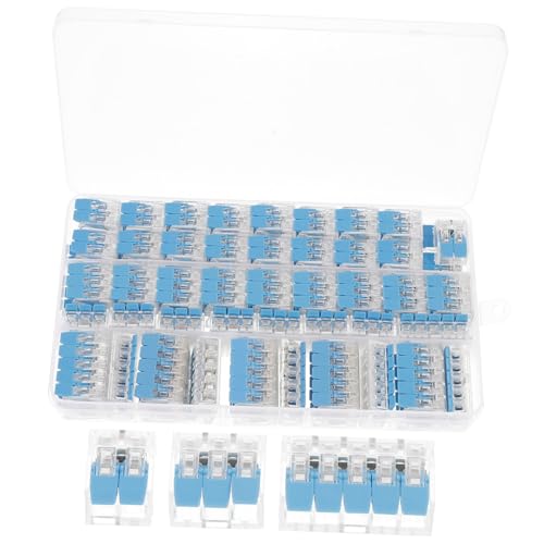 UTHCLO 75 Stück Teiliges Kabelverbinder Set mit Hebelklemme Kompakte Elektrische Verbindungsklemmen für Flexible und Starre Leiter Schnelles Verbinden Verschiedener Kabelquerschnitte UTHCLO 75 Stück Teiliges Kabelverbinder Set mit Hebelklemme Kompakte Elektrische Verbindungsklemmen für Flexible und Starre Leiter Schnelles Verbinden Verschiedener Kabelquerschnitte von UTHCLO