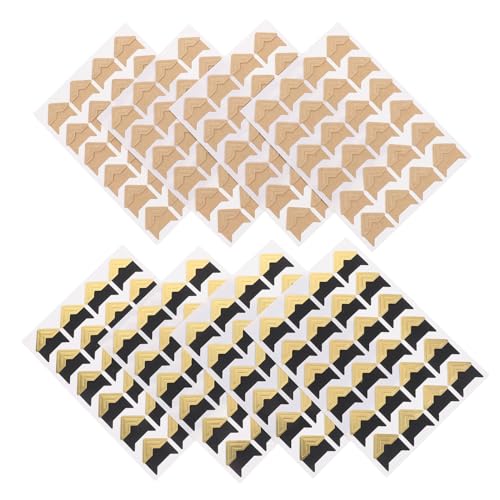 UTHCLO 8 Blätter Selbstklebende Fotoecken Sticker für DIY Fotoalbum Scrapbooking Journal Tagebuch Organizer Gold und Naturbraun Stabile Montage Ecken für Bilder und Erinnerungen UTHCLO 8 Blätter Selbstklebende Fotoecken Sticker für DIY Fotoalbum Scrapbooking Journal Tagebuch Organizer Gold und Naturbraun Stabile Montage Ecken für Bilder und Erinnerungen von UTHCLO