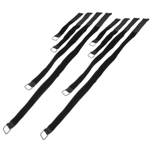 UTHCLO 8 Stück Nylon Kabelbinder Teilig Robust Verstellbar mit Haken und Schlaufenverschluss für Garage Organisation Kabel Organizer Schlauchhalterung Verschiedene von UTHCLO