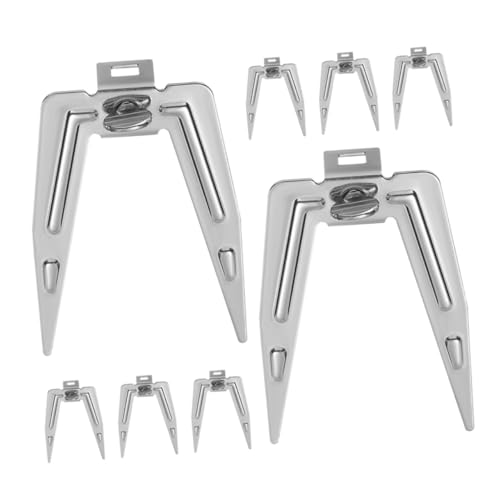 UTHCLO 8 Stück Teiliges Edelstahl Rotisserie Grillgabel mit Schrauben Drehbare Brathähnchengabeln für Elektroofen und Heißluftfritteuse Einfach zu Montierende Küchenrotationsgabeln für UTHCLO 8 Stück Teiliges Edelstahl Rotisserie Grillgabel mit Schrauben Drehbare Brathähnchengabeln für Elektroofen und Heißluftfritteuse Einfach zu Montierende Küchenrotationsgabeln für von UTHCLO