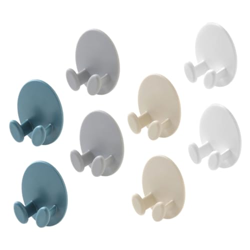 UTHCLO 8 Stück Teiliges Wandmontiertes Kabelhalter Bohren Bunte Organizer aus Robustem Kunststoff zur Kabelaufbewahrung und Ordnung für Ladekabel USB kabel und Stromkabel im Büro und von UTHCLO