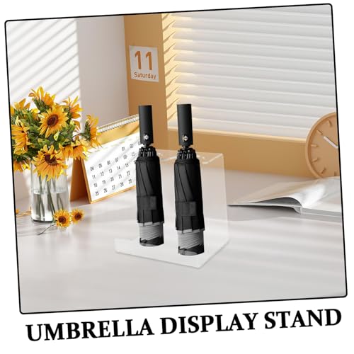 UTHCLO Acryl Regenschirmständer mit Doppeltem Schlitz Transparenter Indoor Display Organizer für Regenschirme Vielseitiges Verkaufsständer Display für Supermärkte und Einzelhandel UTHCLO Acryl Regenschirmständer mit Doppeltem Schlitz Transparenter Indoor Display Organizer für Regenschirme Vielseitiges Verkaufsständer Display für Supermärkte und Einzelhandel von UTHCLO