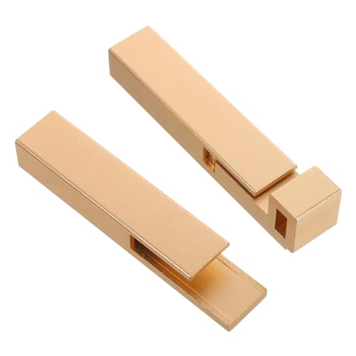 UTHCLO Aluminiumlegierung Türriegel Mattgoldener Schiebetürverschluss für Toilettentüren Metallriegel mit Einfachem Schiebemechanismus Privatsphäre Diebstahlschutz für Haustier UTHCLO Aluminiumlegierung Türriegel Mattgoldener Schiebetürverschluss für Toilettentüren Metallriegel mit Einfachem Schiebemechanismus Privatsphäre Diebstahlschutz für Haustier von UTHCLO