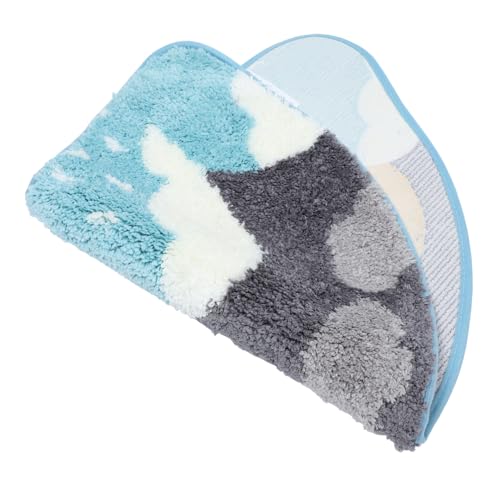UTHCLO Anti rutsch Badezimmer Bodenmatte aus Polyester rutschfeste Saugfähige Bodenauflage für Wohnzimmer Schlafzimmer Eingangsbereich Langlebig und Sicher Glatten Böden von UTHCLO