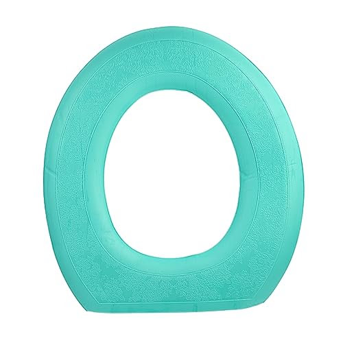 UTHCLO Atmungsaktiver Toilettensitzbezug Selbstklebendes Kissen wasserdichte und Waschbare Wc Sitzauflage für Sommergebrauch Passend für Standard Toiletten Grün von UTHCLO