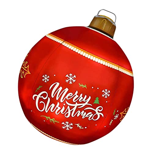 UTHCLO Aufblasbare Weihnachtskugel Groß Rot Wetterfest Weihnachtsdekoration für Garten Outdoor Festliche Weihnachtsatmosphäre Einfache Handhabung Robust Langlebig UTHCLO Aufblasbare Weihnachtskugel Groß Rot Wetterfest Weihnachtsdekoration für Garten Outdoor Festliche Weihnachtsatmosphäre Einfache Handhabung Robust Langlebig von UTHCLO