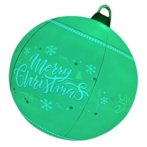 UTHCLO Aufblasbare Weihnachtskugel Wetterfeste Outdoor Dekoration für Garten Terrasse Festliche Weihnachtsdeko Langlebig und Wiederverwendbar von UTHCLO