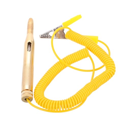 UTHCLO Auto Spannungsprüfer Prüflampe Kompakt Leicht Stromkreistester Kfz Schaltungsprüfstift für Pkw Lkw Fahrzeug elektronik Zubehör Einfache Handhabung Portable Test Light von UTHCLO