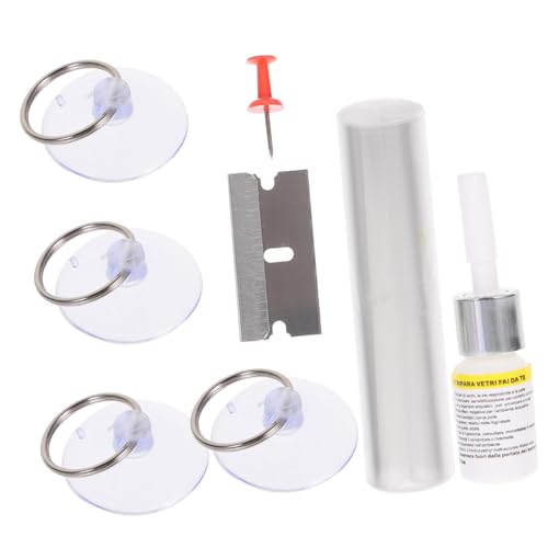 UTHCLO Auto Windschutzscheibe Reparaturset DIY Glas Reparatur Kit für Steinschlag und Risse Langlebig Tragbar Einfach Anzuwenden Geeignet für Frontscheiben und Fenster Praktisches von UTHCLO