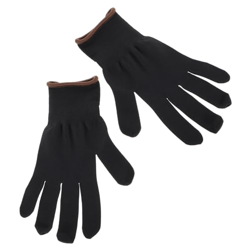 UTHCLO Auto folienhandschuhe aus Flexibler Faser mit Präziser Krümmung Staubfrei für Fahrzeugfolien anwendung Wiederverwendbar für Karosserie Fensterfolien Schwarze Schutzhandschuhe von UTHCLO