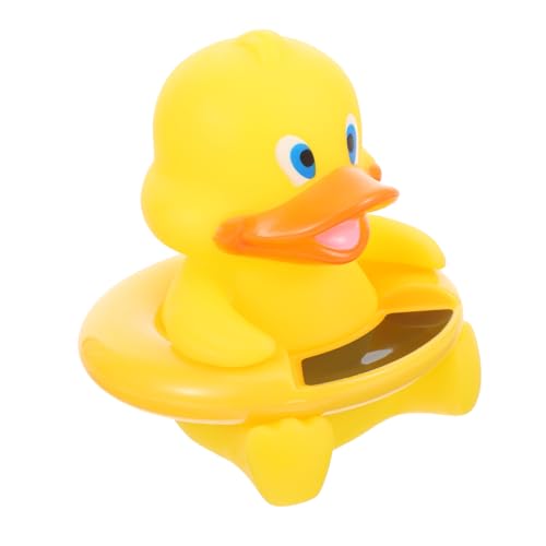 UTHCLO Bade Babybad Thermometer Schwimmendes Cartoon Wasserthermometer Gelb für Badewanne Spa Teich Sicheres Multifunktionales Badespielzeug für Junge Mädchen UTHCLO Bade Babybad Thermometer Schwimmendes Cartoon Wasserthermometer Gelb für Badewanne Spa Teich Sicheres Multifunktionales Badespielzeug für Junge Mädchen von UTHCLO