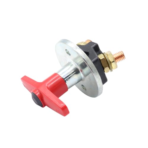 UTHCLO Batterieschalter mit Kupferanschlüssen Stabiler Hauptschalter für Auto und Fahrzeug Zuverlässiger Batterie Trennschalter Einfache Montage Robust und Langlebig UTHCLO Batterieschalter mit Kupferanschlüssen Stabiler Hauptschalter für Auto und Fahrzeug Zuverlässiger Batterie Trennschalter Einfache Montage Robust und Langlebig von UTHCLO