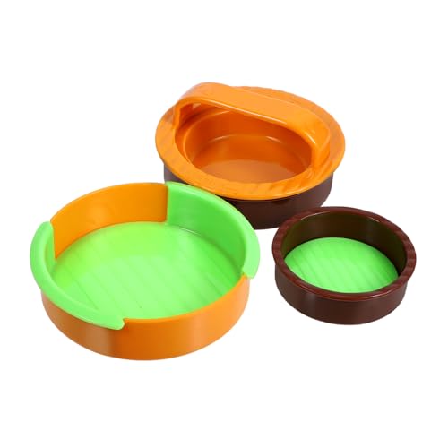 UTHCLO Burgerpresse Burger-Patty-Maker Patty-Maker-Form Burger-Fleisch-Pressform Hamburger-Presse-Patty-Maker Patty-Herstellungsform Patty-Pressformen wiederverwendbarer Burgermarker pp von UTHCLO