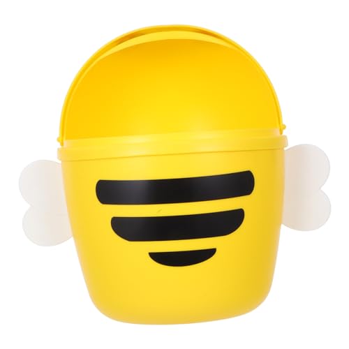 UTHCLO Cartoon Mini Mülleimer mit Schwingdeckel Kompakter Abfallbehälter für Büro und Schreibtisch Geruchsdicht Einfach zu Reinigen Praktischer Kleiner Desktop Müllbehälter von UTHCLO