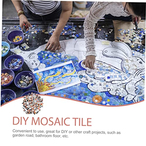 UTHCLO DIY Mosaiksteine Unregelmäßige Glasstücke Dunkel Bunte Mosaikfliesen für Basteln Handwerk Dekoration Glatte Oberfläche Langlebig für Rahmen Tassen Gartenmöbel von UTHCLO