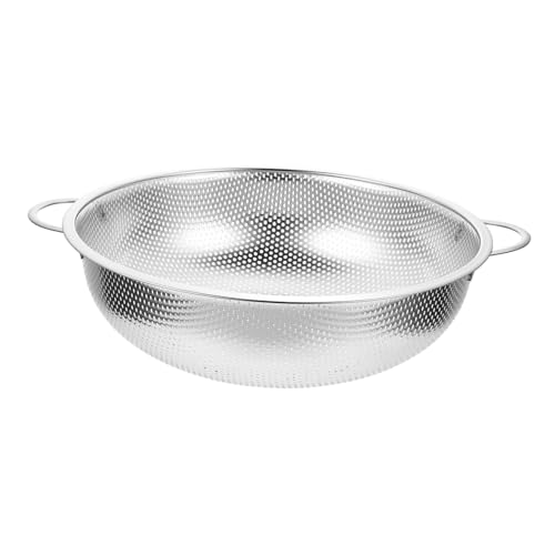 UTHCLO Doppelgriff Edelstahl Siebkorb Abtropfkorb für Obst Gemüse Spülbecken Geeignet Robust Langlebig Praktisch für Küche Alltag UTHCLO Doppelgriff Edelstahl Siebkorb Abtropfkorb für Obst Gemüse Spülbecken Geeignet Robust Langlebig Praktisch für Küche Alltag von UTHCLO
