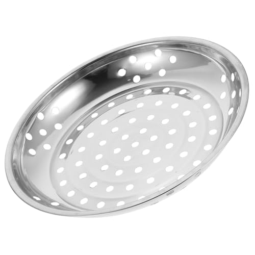UTHCLO Edelstahl Dampfgarer Einsatz Runder Steamer Halter für Gemüse und Meeresfrüchte Praktische Dampfschale ohne Füße Vielseitig Nutzbar zum Dämpfen und Servieren im Haushalt UTHCLO Edelstahl Dampfgarer Einsatz Runder Steamer Halter für Gemüse und Meeresfrüchte Praktische Dampfschale ohne Füße Vielseitig Nutzbar zum Dämpfen und Servieren im Haushalt von UTHCLO
