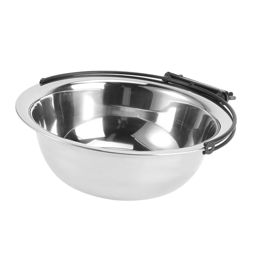 UTHCLO Edelstahl Haustiernapf zum Aufhängen Sicherer Futternapf für Kleine und Mittlere Hunde Katzen Kaninchen Einfache Reinigung für Käfige und Innenbereich UTHCLO Edelstahl Haustiernapf zum Aufhängen Sicherer Futternapf für Kleine und Mittlere Hunde Katzen Kaninchen Einfache Reinigung für Käfige und Innenbereich von UTHCLO