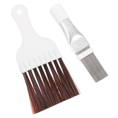UTHCLO Edelstahl Kondensator Reiniger Set mit Finnenkamm und Bürste Langlebiges Kühler Reinigungswerkzeug für Klimaanlagen Kühlschrank Vielseitiges Reinigungskit für Schwer Zugängliche UTHCLO Edelstahl Kondensator Reiniger Set mit Finnenkamm und Bürste Langlebiges Kühler Reinigungswerkzeug für Klimaanlagen Kühlschrank Vielseitiges Reinigungskit für Schwer Zugängliche von UTHCLO