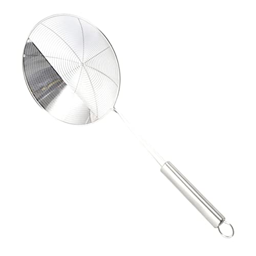 UTHCLO Edelstahl Ölsieb Hitzebeständig Küchenöl Abseihsieb mit Ergonomischem Griff Für Nudel und Ölabscheidung Beim Kochen und Braten von Gemüse Fleisch und Wontons UTHCLO Edelstahl Ölsieb Hitzebeständig Küchenöl Abseihsieb mit Ergonomischem Griff Für Nudel und Ölabscheidung Beim Kochen und Braten von Gemüse Fleisch und Wontons von UTHCLO