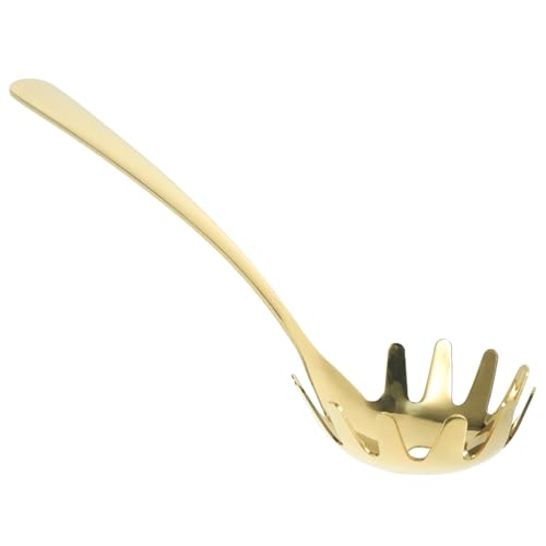 UTHCLO Edelstahl Spaghettilöffel mit Abtropfsieb Hitzebeständig und Langlebig Multifunktionaler Nudelsieb küchenhelfer für Pasta und Verschiedene Nudeln Praktisches Küchensieb für UTHCLO Edelstahl Spaghettilöffel mit Abtropfsieb Hitzebeständig und Langlebig Multifunktionaler Nudelsieb küchenhelfer für Pasta und Verschiedene Nudeln Praktisches Küchensieb für von UTHCLO