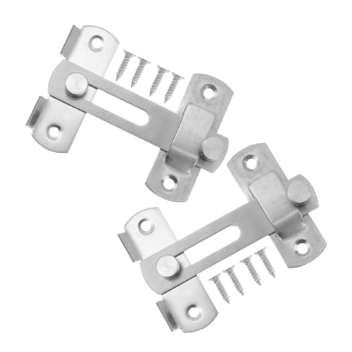 UTHCLO Edelstahl Türbolzen Sicherheitsriegel mit Glatter Oberfläche Installieren Vielseitig für Haus und Industrie Geeignet von UTHCLO