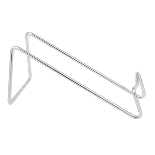 UTHCLO Edelstahl Weinflaschenhalter Schmiedeeisen Weinregal für Küchenarbeitsplatten Bar Theke Stabiles Design Glänzend Silberner Weinständer als für Weinliebhaber von UTHCLO