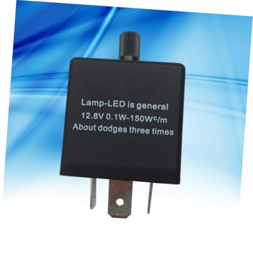 UTHCLO Einstellbares Flasher Relais Pin Auto Blinkgeber für Fahrzeug und Motorrad Schwarz Hohe Stabilität Weit Spannungsbereich Einfache Montage Langlebig UTHCLO Einstellbares Flasher Relais Pin Auto Blinkgeber für Fahrzeug und Motorrad Schwarz Hohe Stabilität Weit Spannungsbereich Einfache Montage Langlebig von UTHCLO